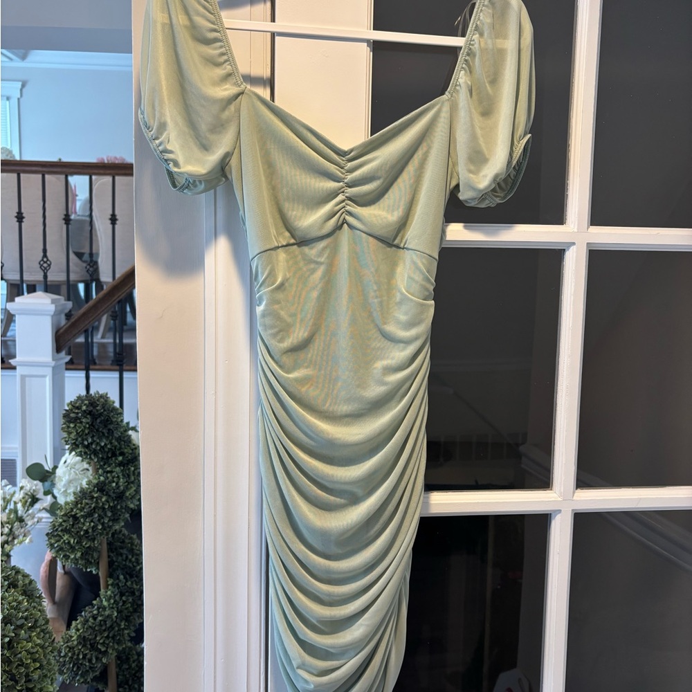 Women's Light Green Windsor Dress - Size Small NWOT